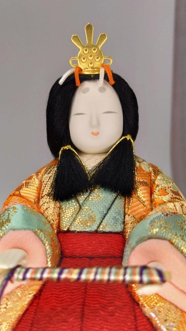一秀 安土雛 五人飾り ケース入り 16号
