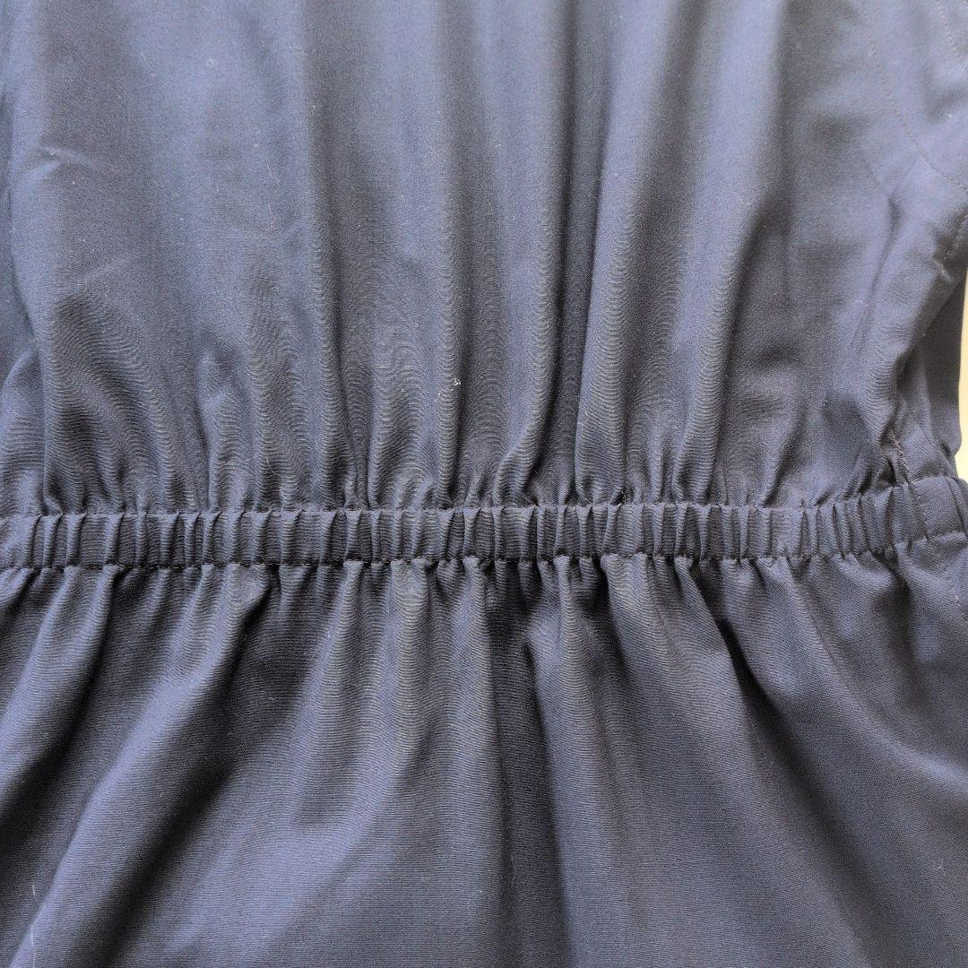 AGNONA アニオナ　長袖シャツ　ウール　スーツ素材　イタリア製　ネイビー