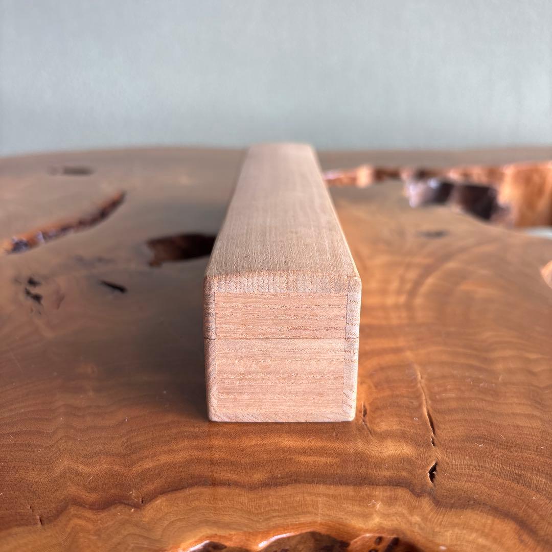 茶杓 銘「萩の露」 宗竹造 前大徳積應 竹筒 木箱入り