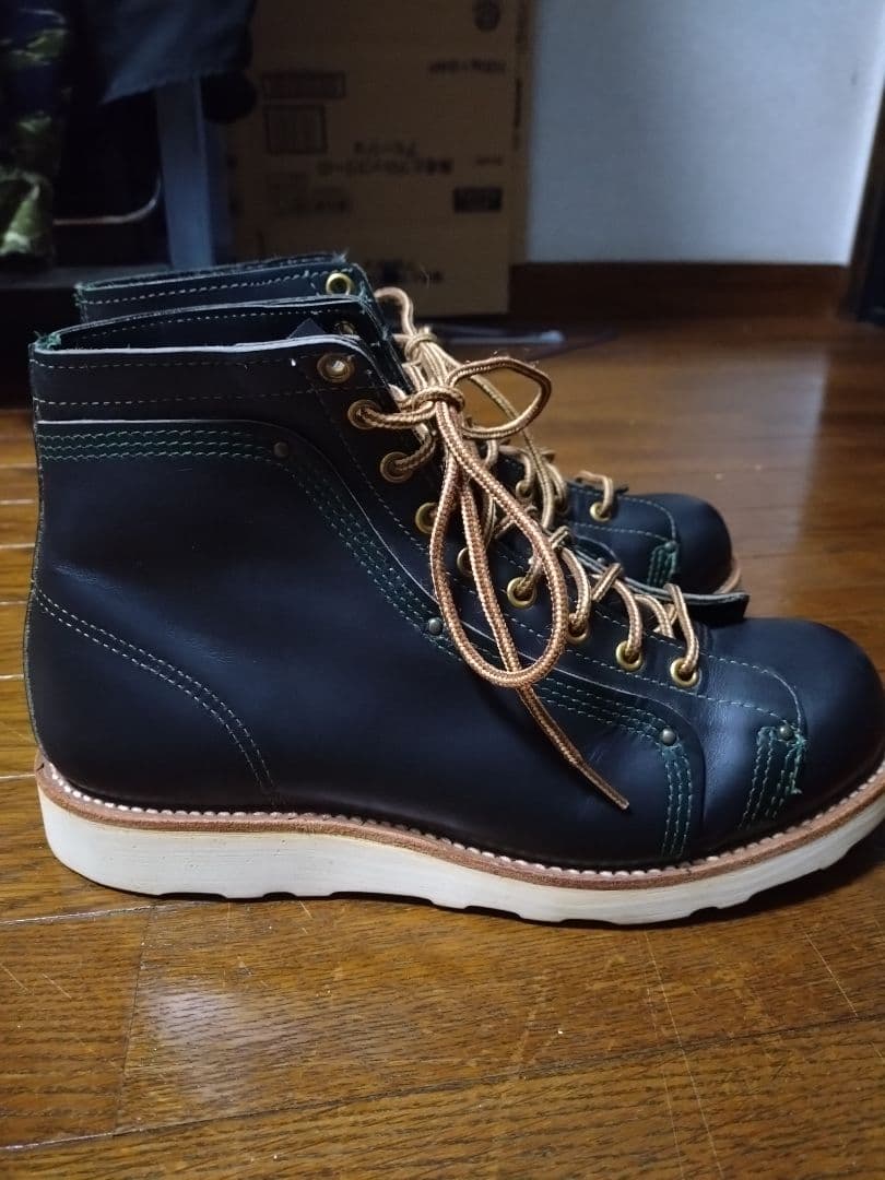 WELTS ビムラムソール レザー レースアップ ショートブーツ USA