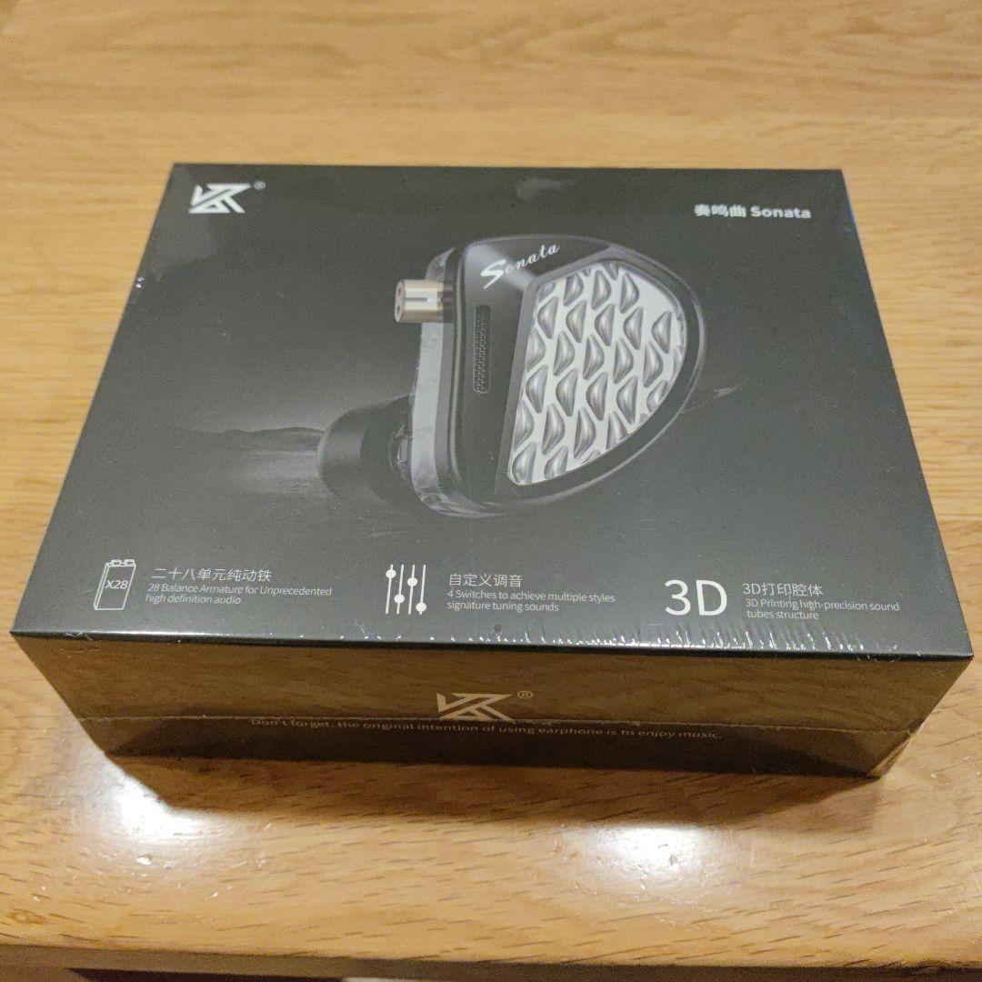 新品未開封 KZ Sonata スイッチ付 28BA イヤホン