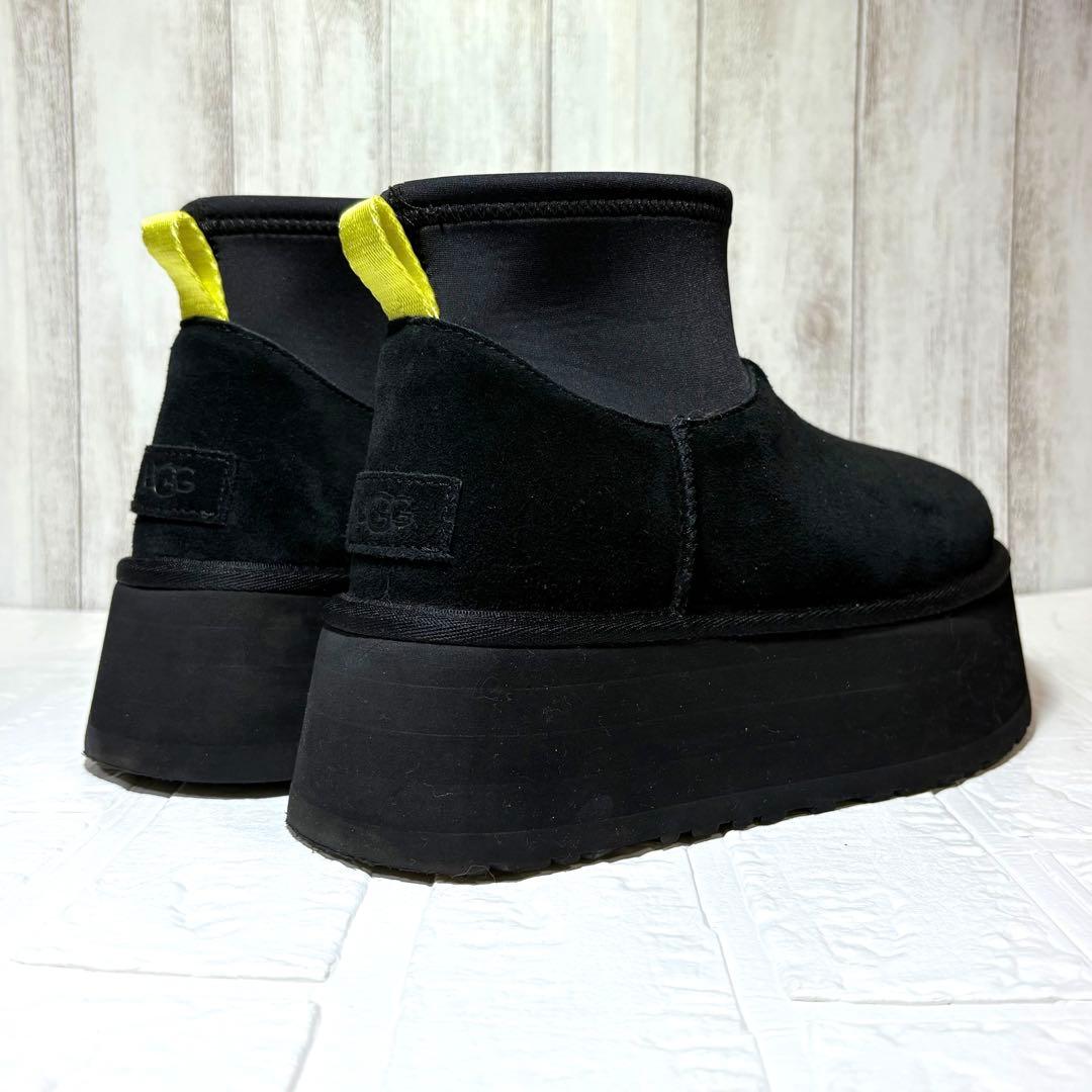 【美品】UGG ✿厚底　ミニディッパー　プラットフォーム　ムートンブーツ　23