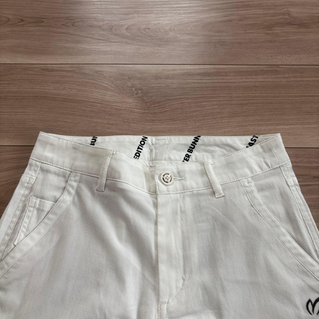 MASTER BUNNY ホワイト ストレートパンツ レディース ゴルフ 0