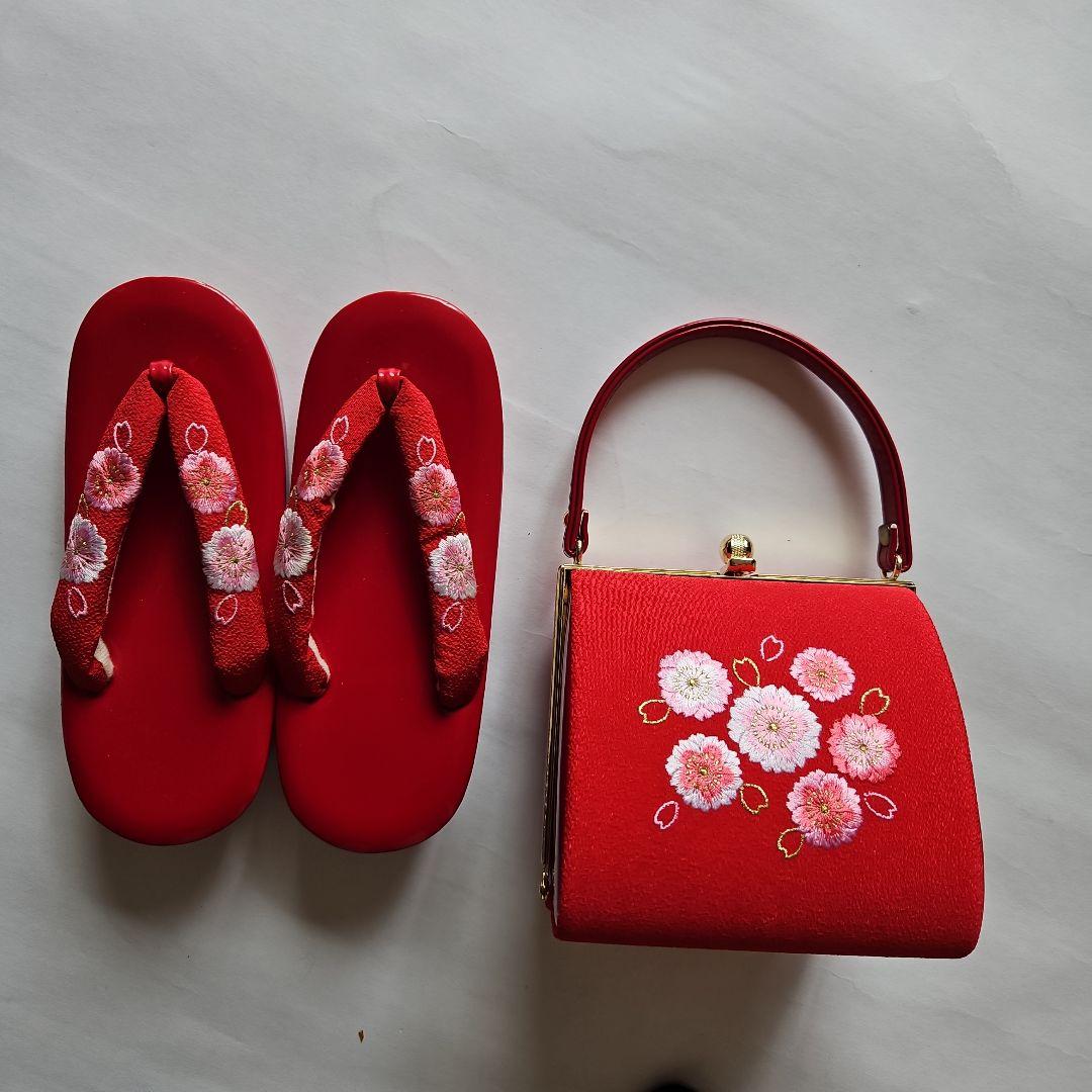 753　7才着物セット　女の子レンタル使用の処分品