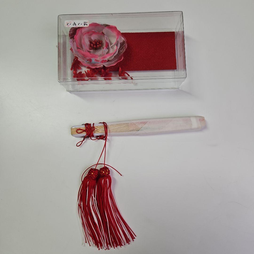 753　7才着物セット　女の子レンタル使用の処分品