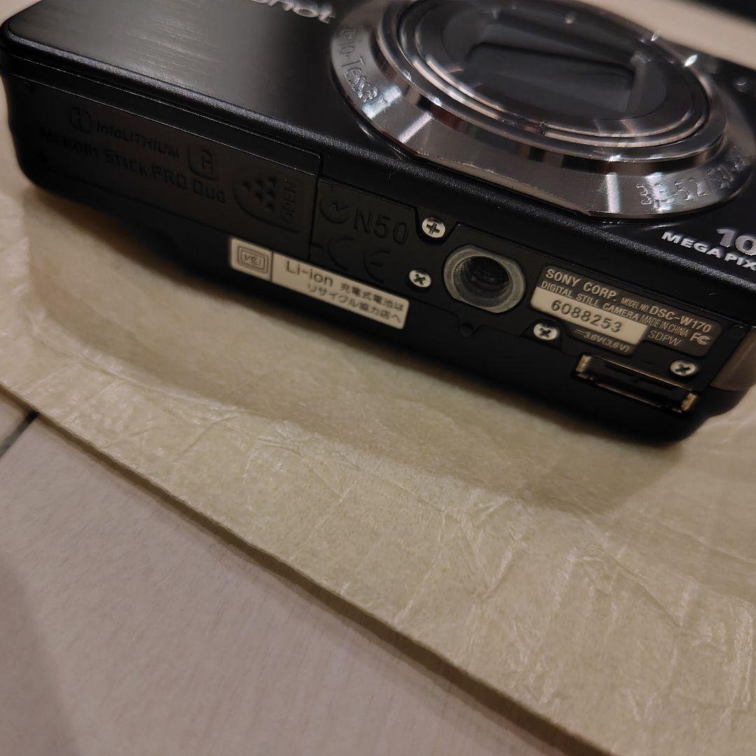 SONY ソニー Cyber-shot DSC-W170 ブラック 箱+充電器等