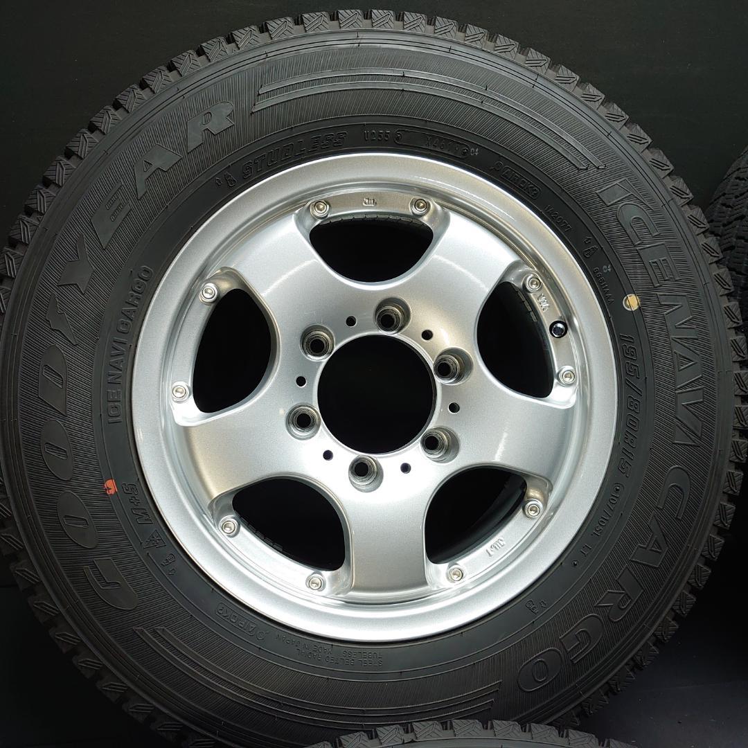 社外アルミ 冬 195/80Ｒ15 107/105L LT 200系 ハイエース