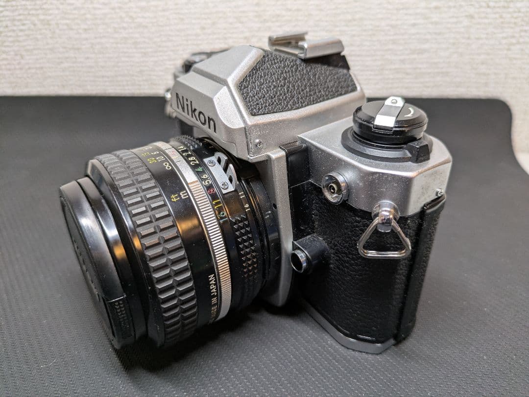 Nikon New FM2 一眼レフフィルムカメラ50/1.4レンズ　動作未確認