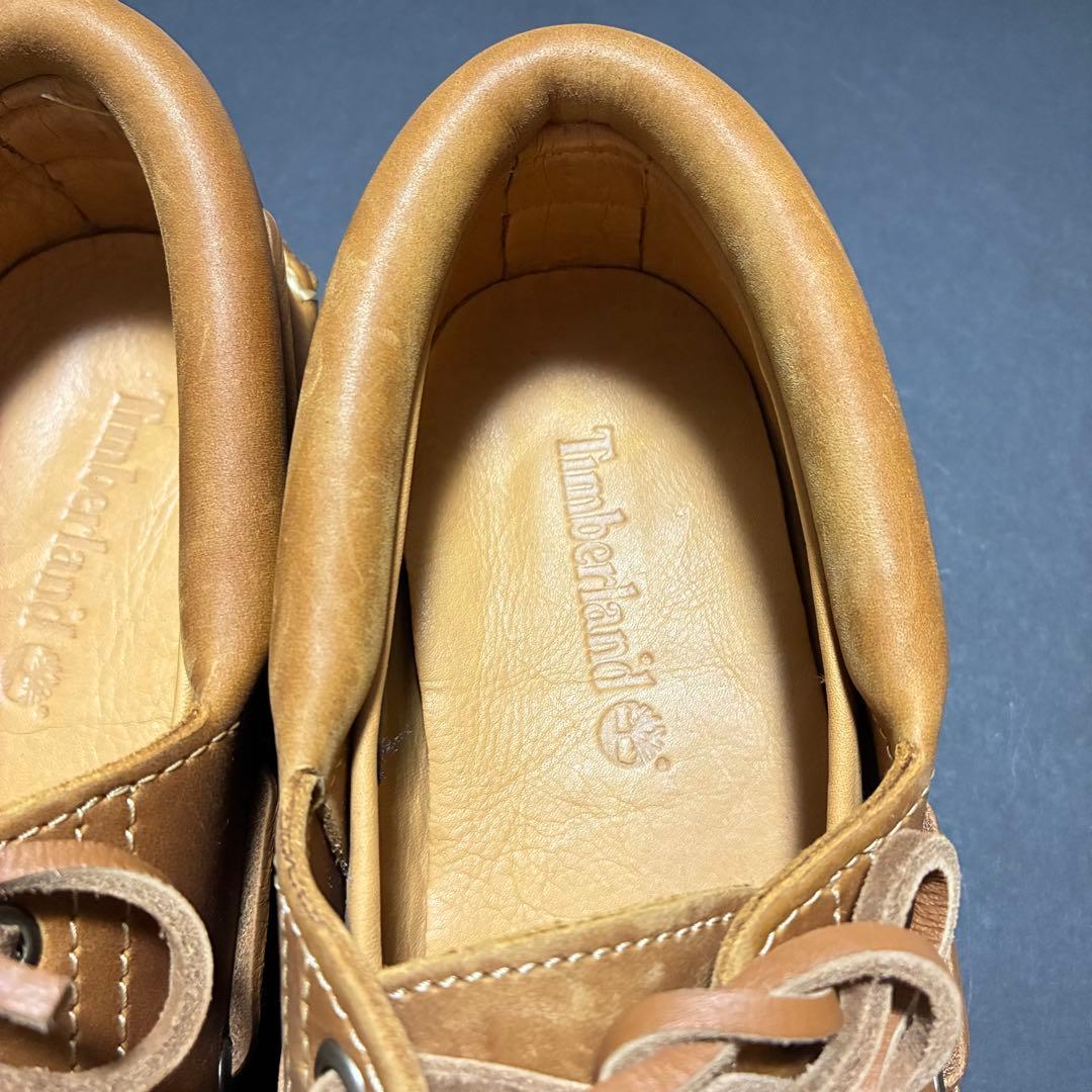 【未使用美品】Timberland 本革3Eye 25.5〈定価23,100円〉