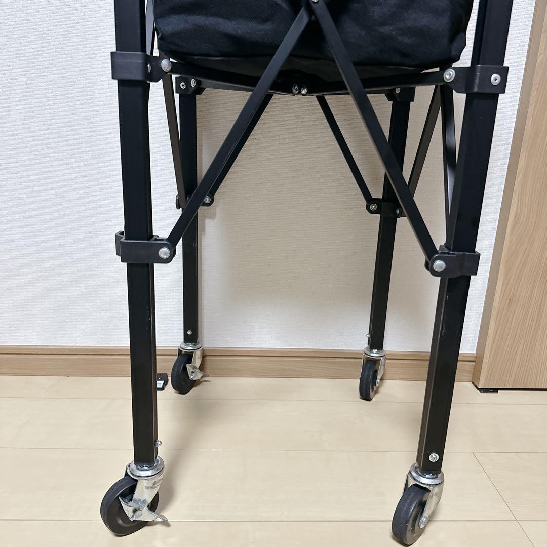 GAMMA ボールホッパー EZトラベルカート テニスボール キャスター カゴ