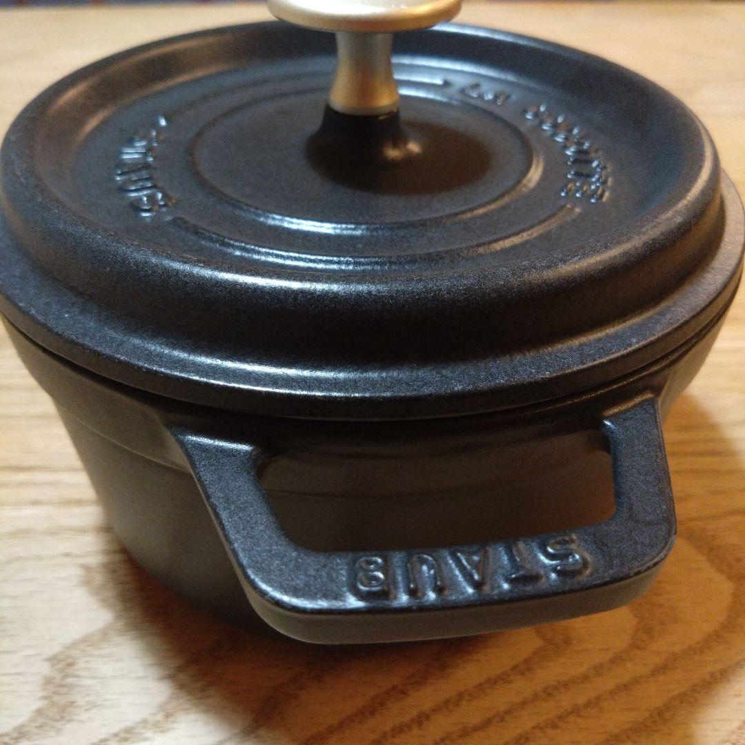 STAUB ストウブ ココット ラウンド 16cm 黒