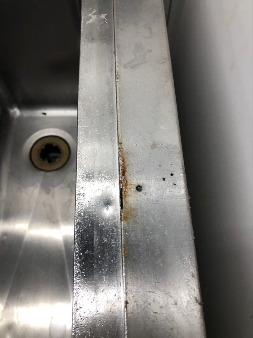 ☆地域限定送料無料☆ソイルド ニ槽　シンク　幅1300 ステンレス　業務用