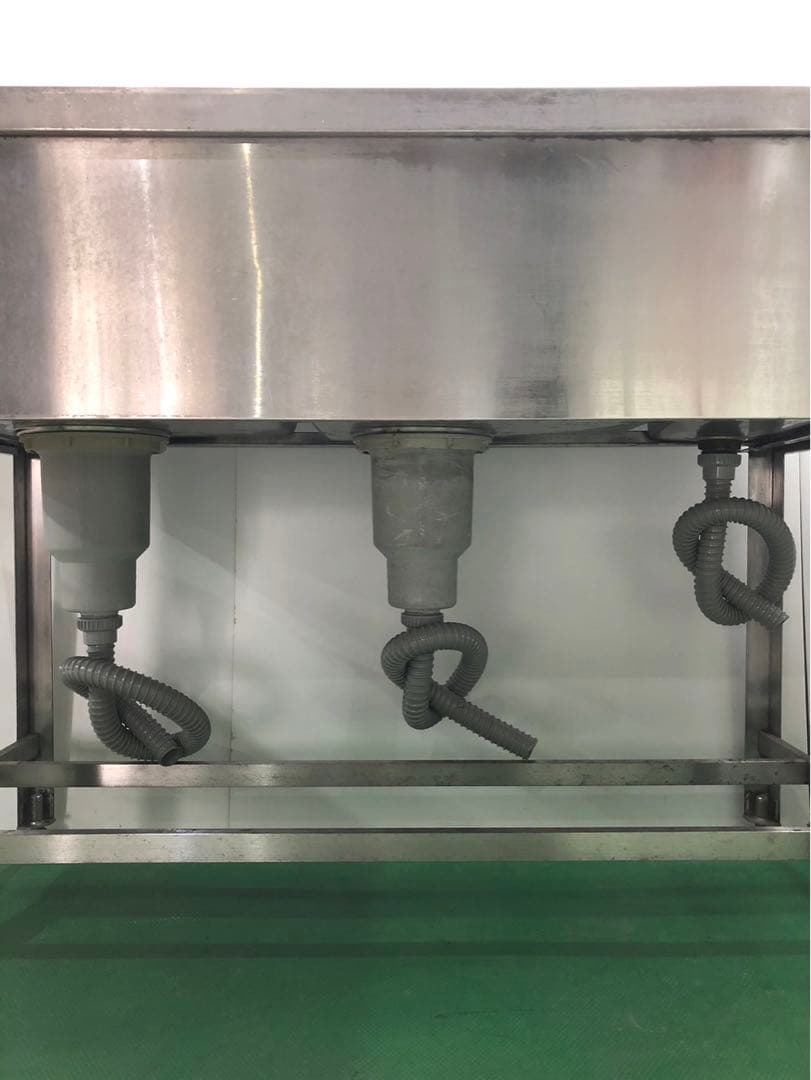 ☆地域限定送料無料☆ソイルド ニ槽　シンク　幅1300 ステンレス　業務用