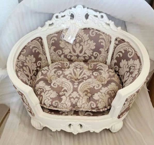 高級 フレンチ ロココ ミニ ソファー 飾り スーパードルフィー 子供 ペット