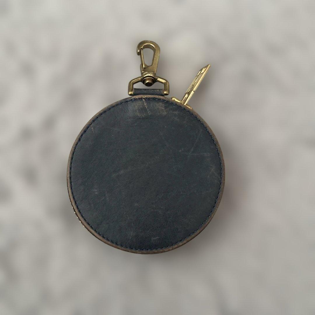 ブラックミーンズ ケース 小銭入れ 刺繍 ラウンド 黒 ブラック