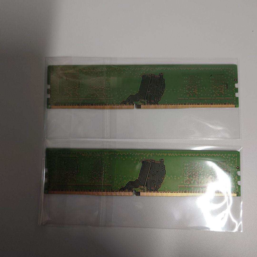 【動作確認済み】Samsung DDR4メモリ 8GB×2 16G