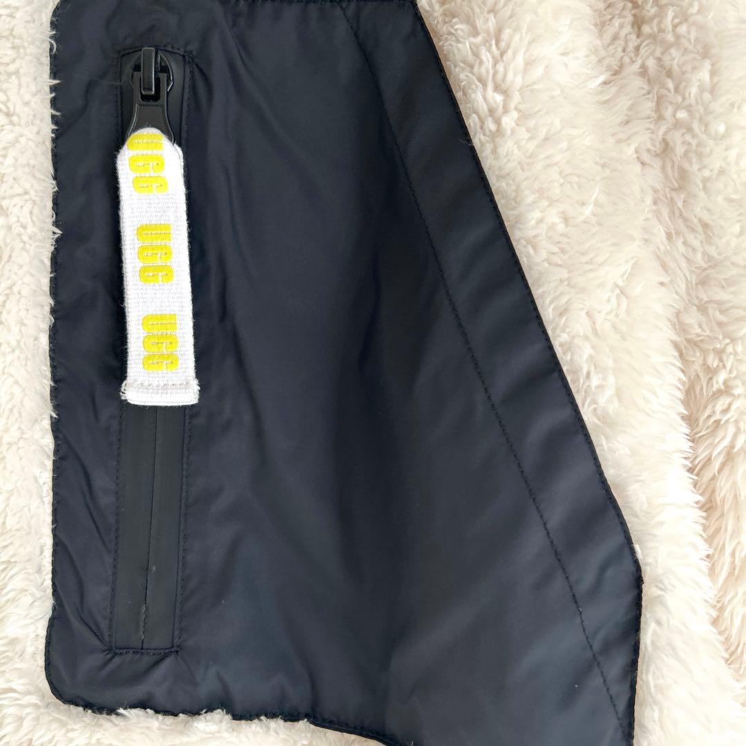 ＜極美品＞UGG アグ　クールネック　ファー　トレーナー　スウェット　M-L