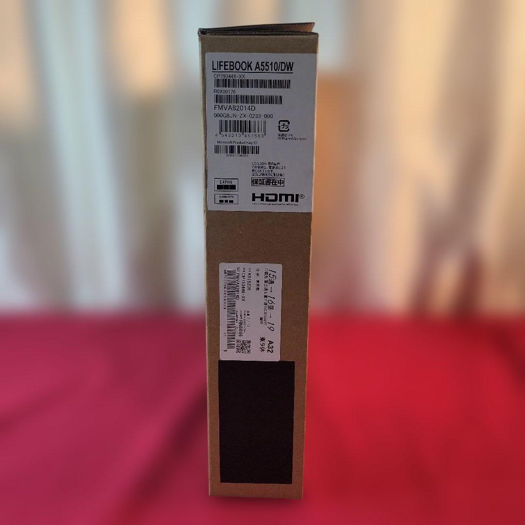 富士通 LIFEBOOK A5510/DW 初心者向けノートパソコン