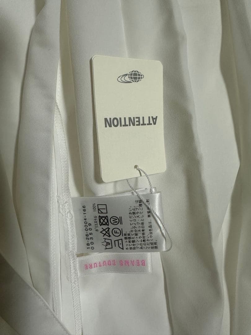 【新品】DEAN＆DELUCA BEAMS プリーツエプロンドレス