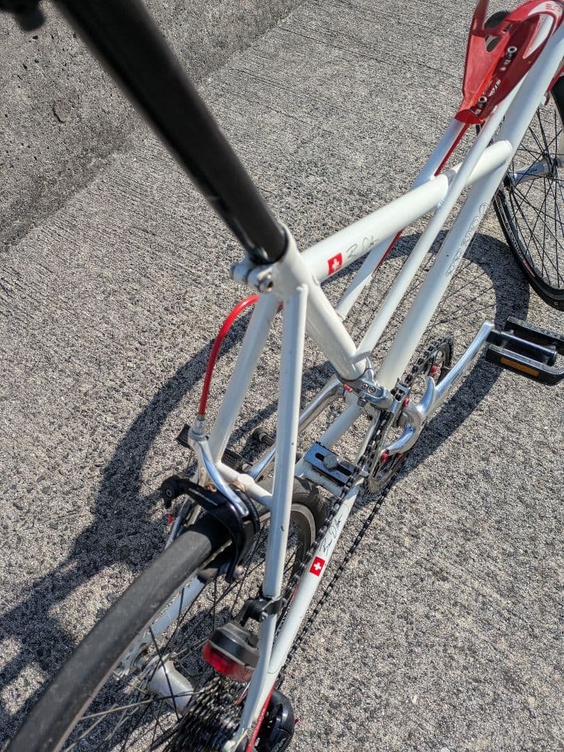 ブルーノ ミニベロ 20インチ ホワイト/レッド