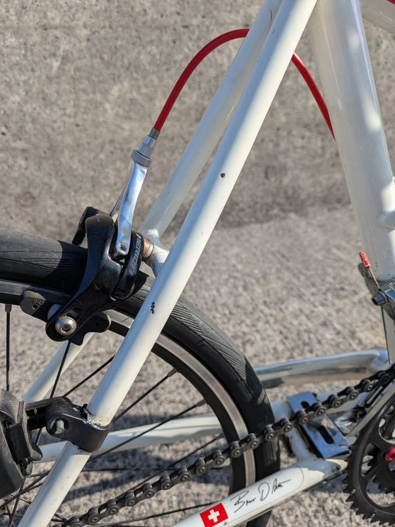 ブルーノ ミニベロ 20インチ ホワイト/レッド