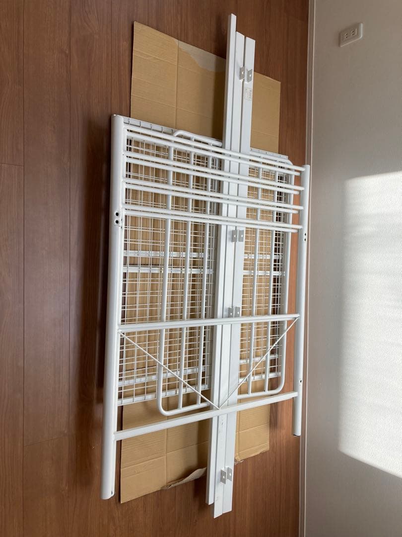 ベッド2台◆直接引渡し限定、都内◆ニトリ ロフトベッド ミドルベッド白