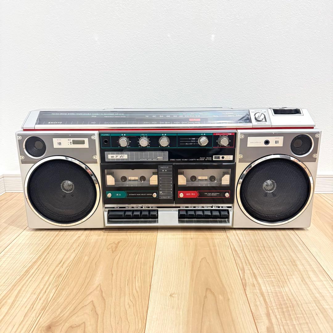 SANYO MR-W10 レトロラジカセ　動作品