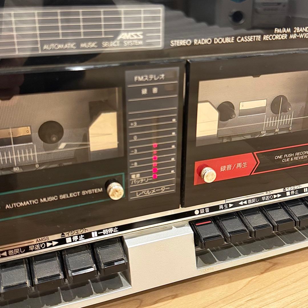 SANYO MR-W10 レトロラジカセ　動作品