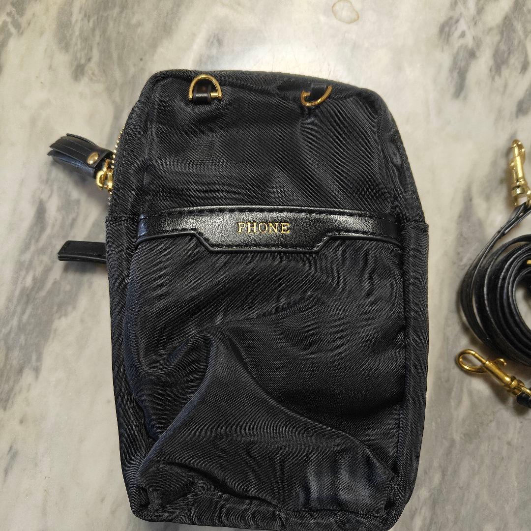 アニヤハインドマーチ EYES スマホポーチ　ショルダーバッグ