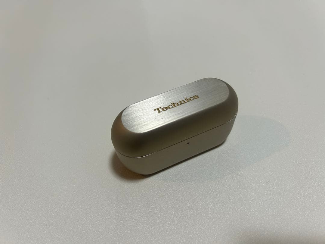 Technics イヤホンケース シャンパンゴールド ケース ケーブル のみ