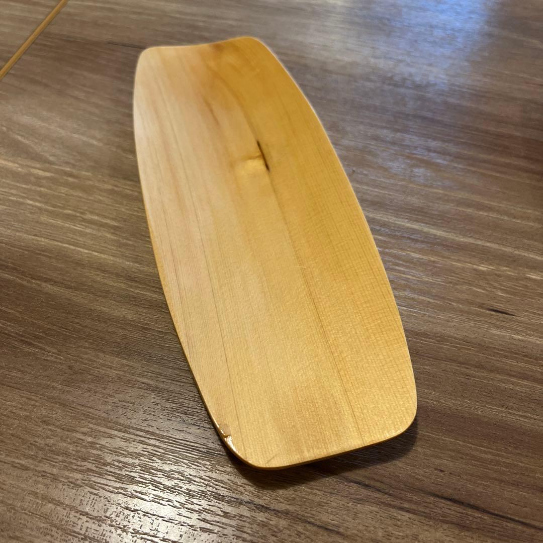ひのき 舟型 おしぼり皿　16206 35枚セット　中古品