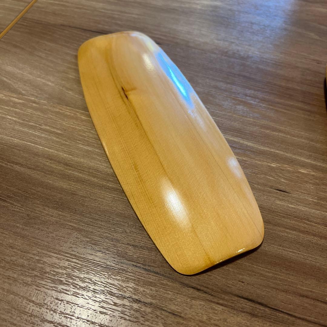 ひのき 舟型 おしぼり皿　16206 35枚セット　中古品