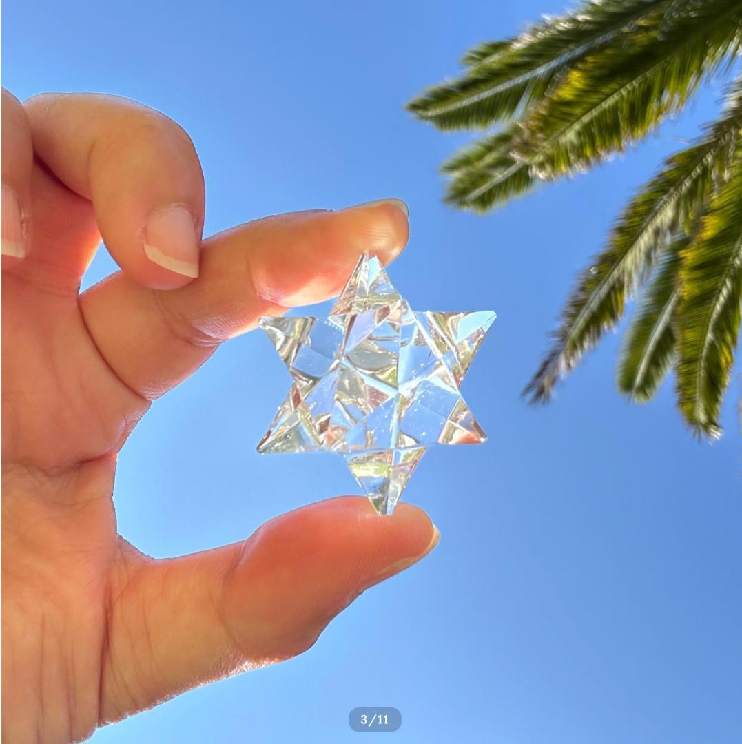 ガネーシュヒマール産【水晶】アステロイド マカバ スター B 最高品質