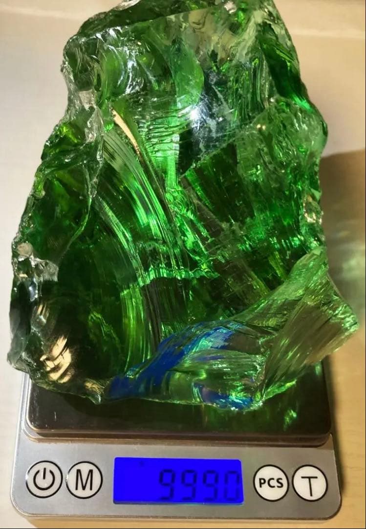 アンダラクリスタル（グリーン）シエラネバダ産 原石／約999g 特大サイズ
