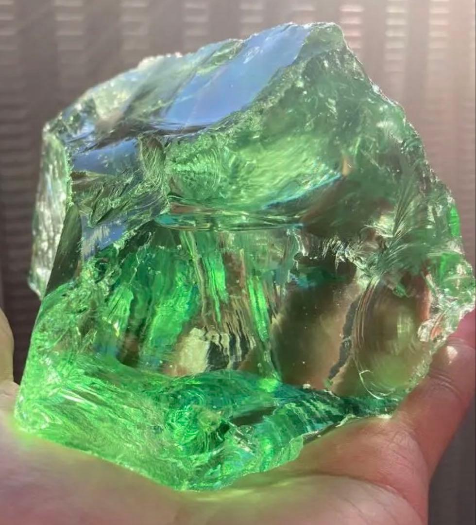 アンダラクリスタル（グリーン）シエラネバダ産 原石／約999g 特大サイズ