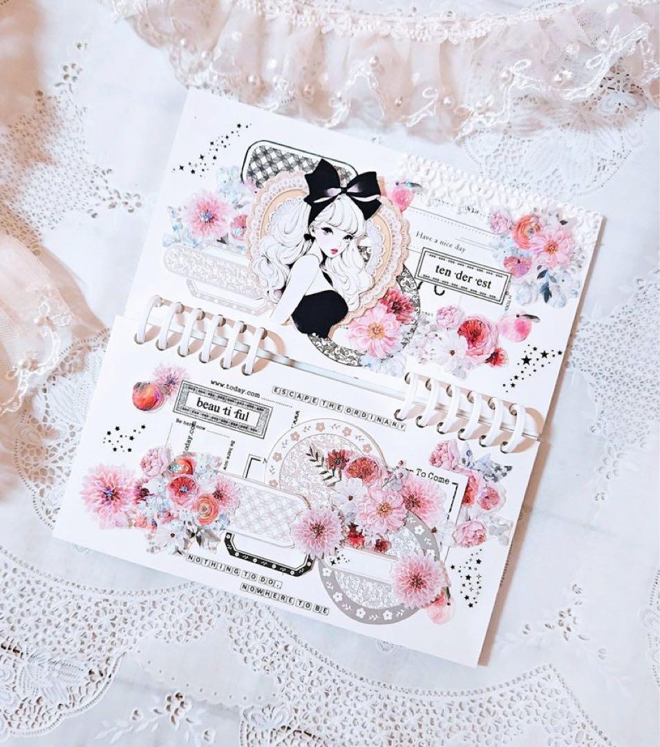 コラージュ素材　紙もの　素材紙　【2546】