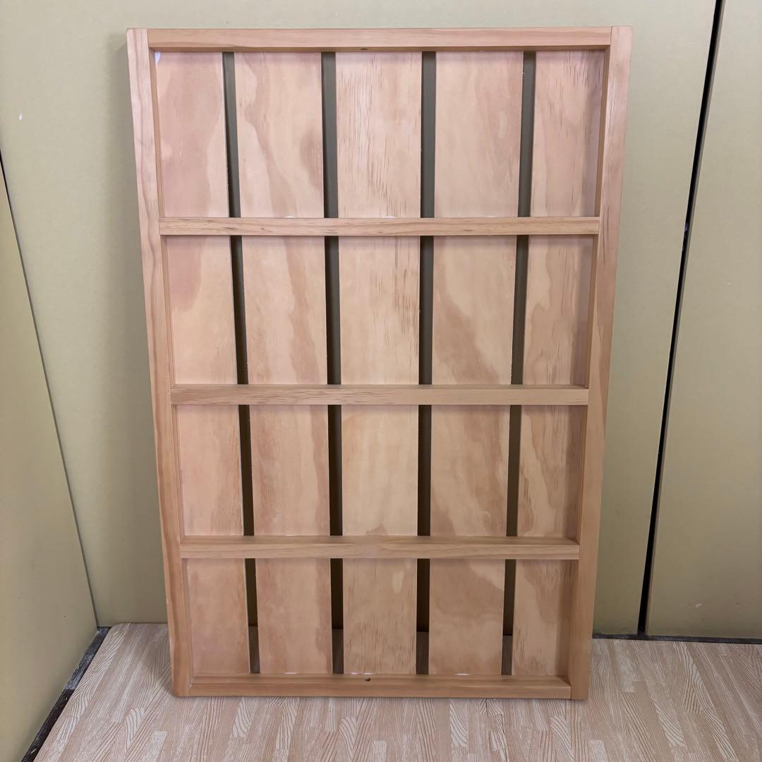 除菌清掃済　大和屋　パタン　折りたたみミニベビーベッド　すのこ　ライトブラウン