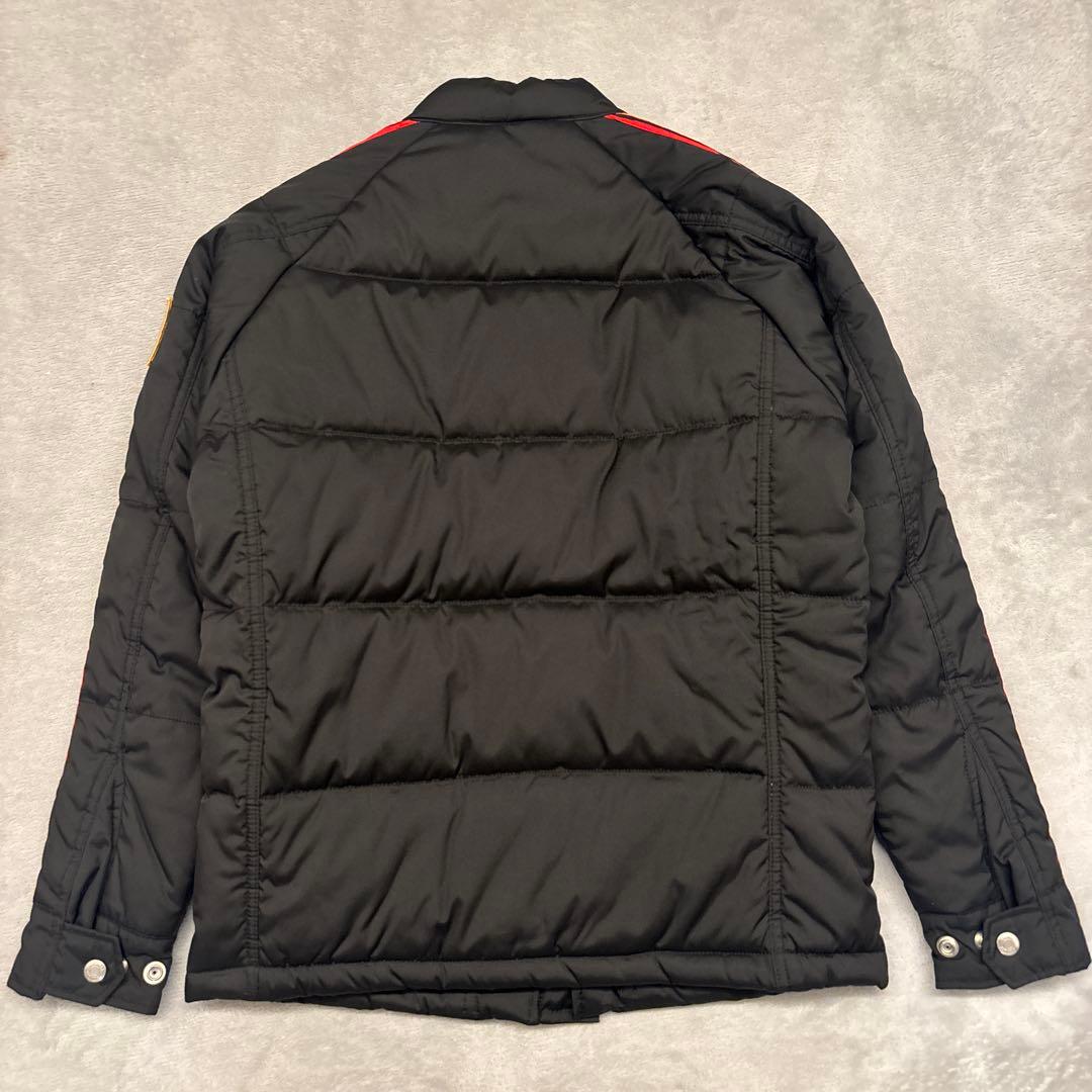 【未使用級✨️】ショット　レーシングジャケットS　中綿ロゴ刺繍　ブラック