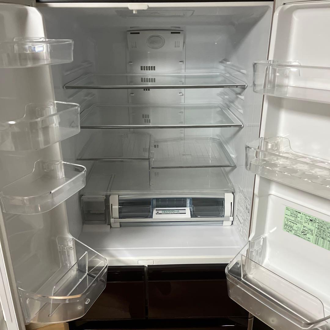 ・日立ノンフロン冷凍冷蔵庫 R-XG5100G(XT) 　2016年製