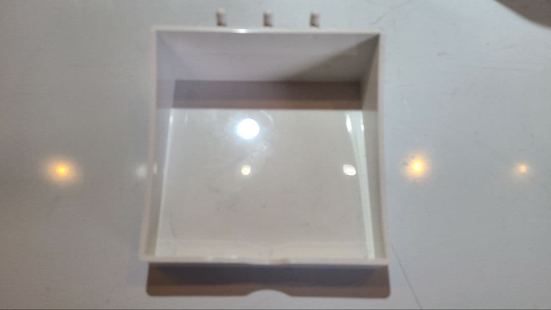 ホワイト 穴あきデザイン 収納トレイセット