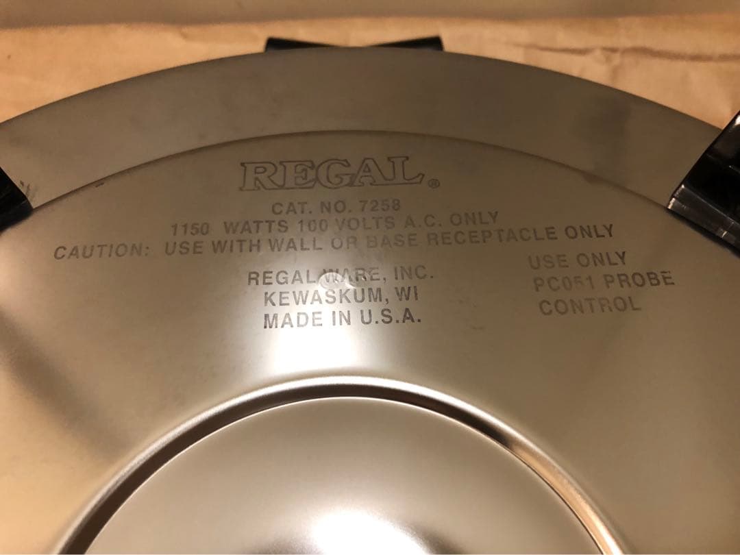 未使用　REGAL　クイーンズコレクション　電気スキレット