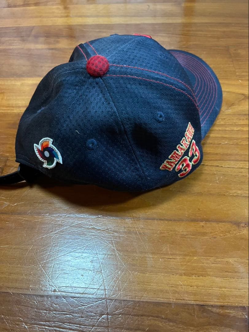 WBC山川穂高 サイン入りネイビーキャップ 33