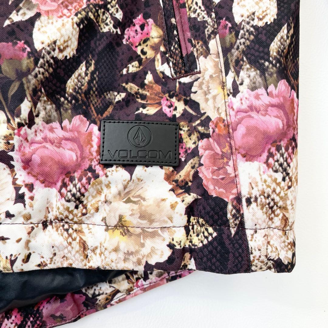 4459【美品】ボルコム ジャケット スノボウェア レディース 花柄 耐水性