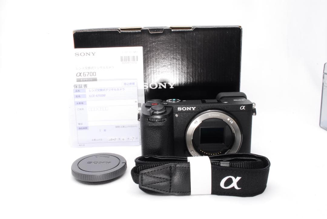 【極美品】SONY α6700 ミラーレス一眼 カメラ 小型軽量 最新AIAF