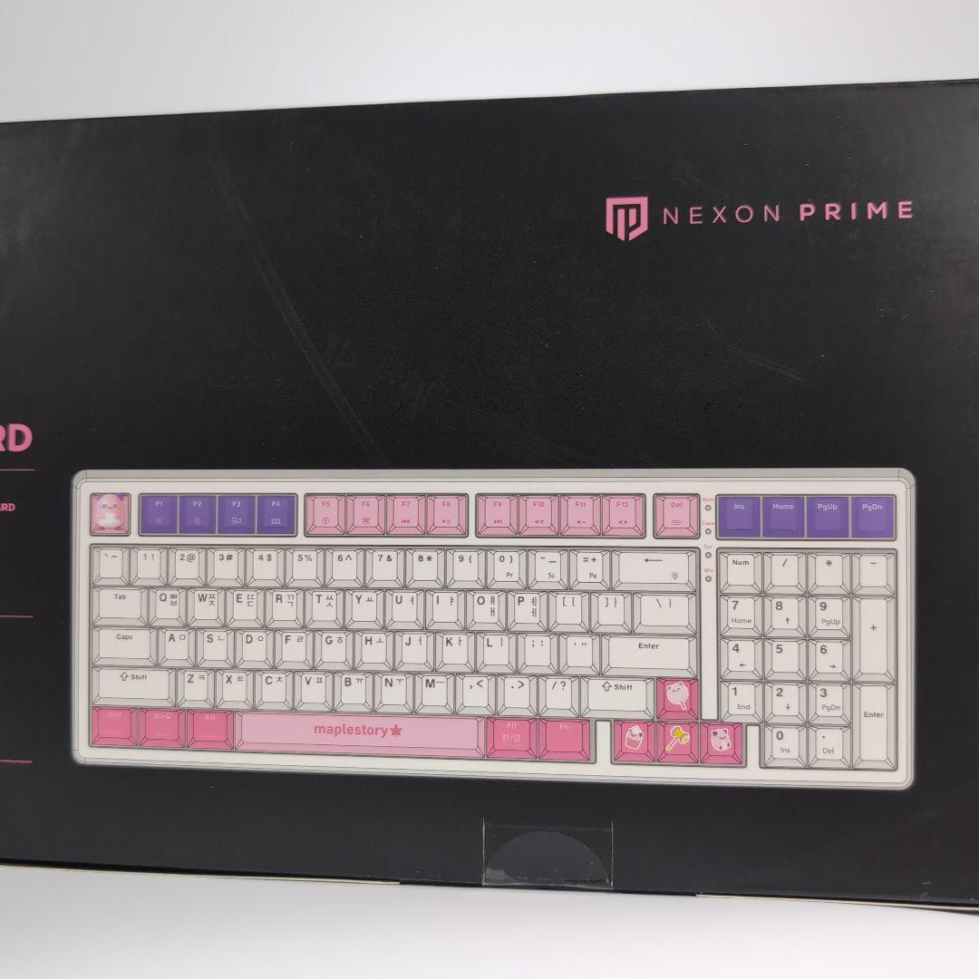 NEXON PRIME メイプルストーリー ピンクビーン ゲーミングキーボード