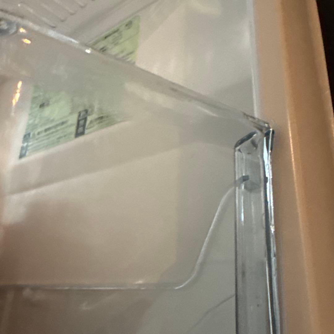 ブラック冷凍冷蔵庫　直立型 2段棚　 ★3月20日〜配送準備★