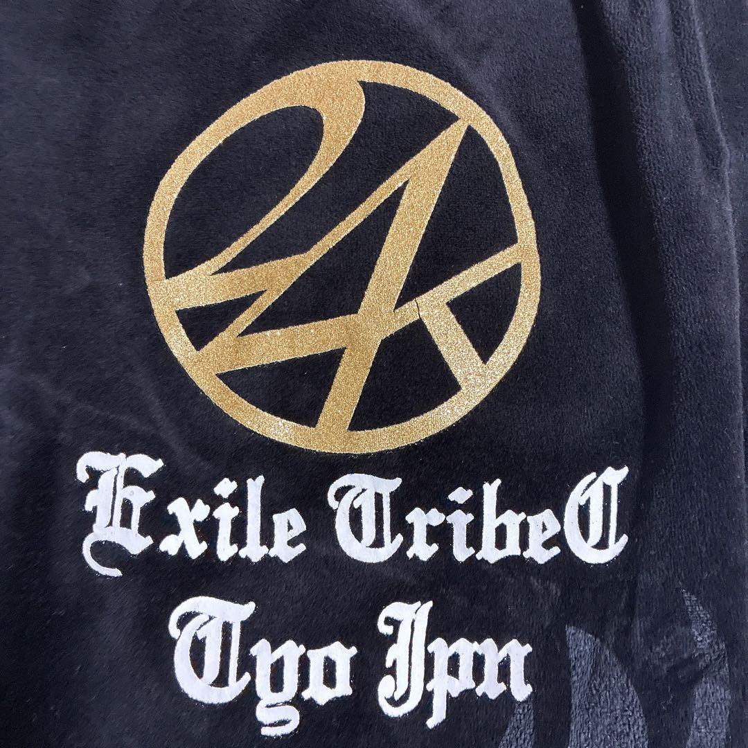 24karats EXILE ファイヤーパターン ベロアジャージ セットアップ