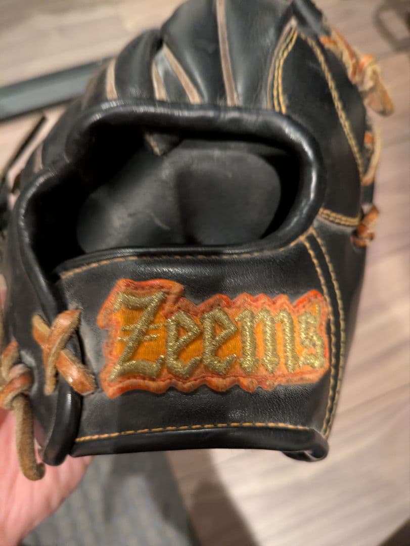 ZEEMS ジームス　硬式野球グローブ 右投げ用 黒