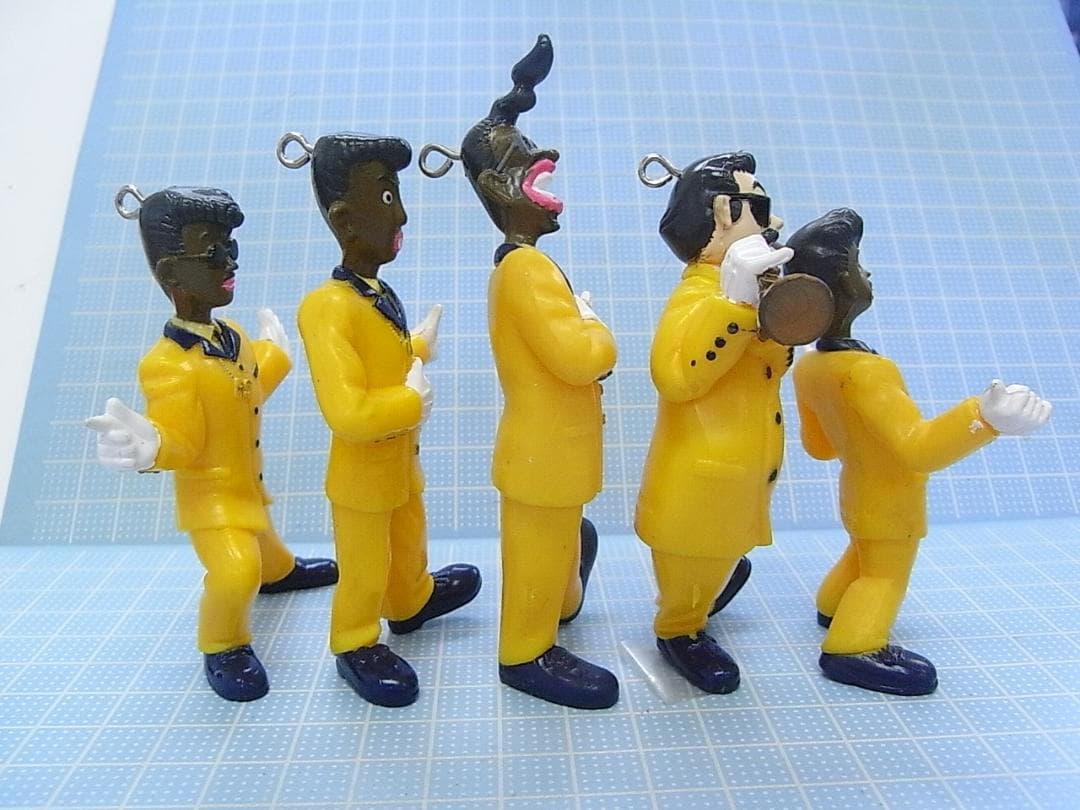 昭和レトロ ラッツ&スター フィギュア キーホルダー 全5体セット