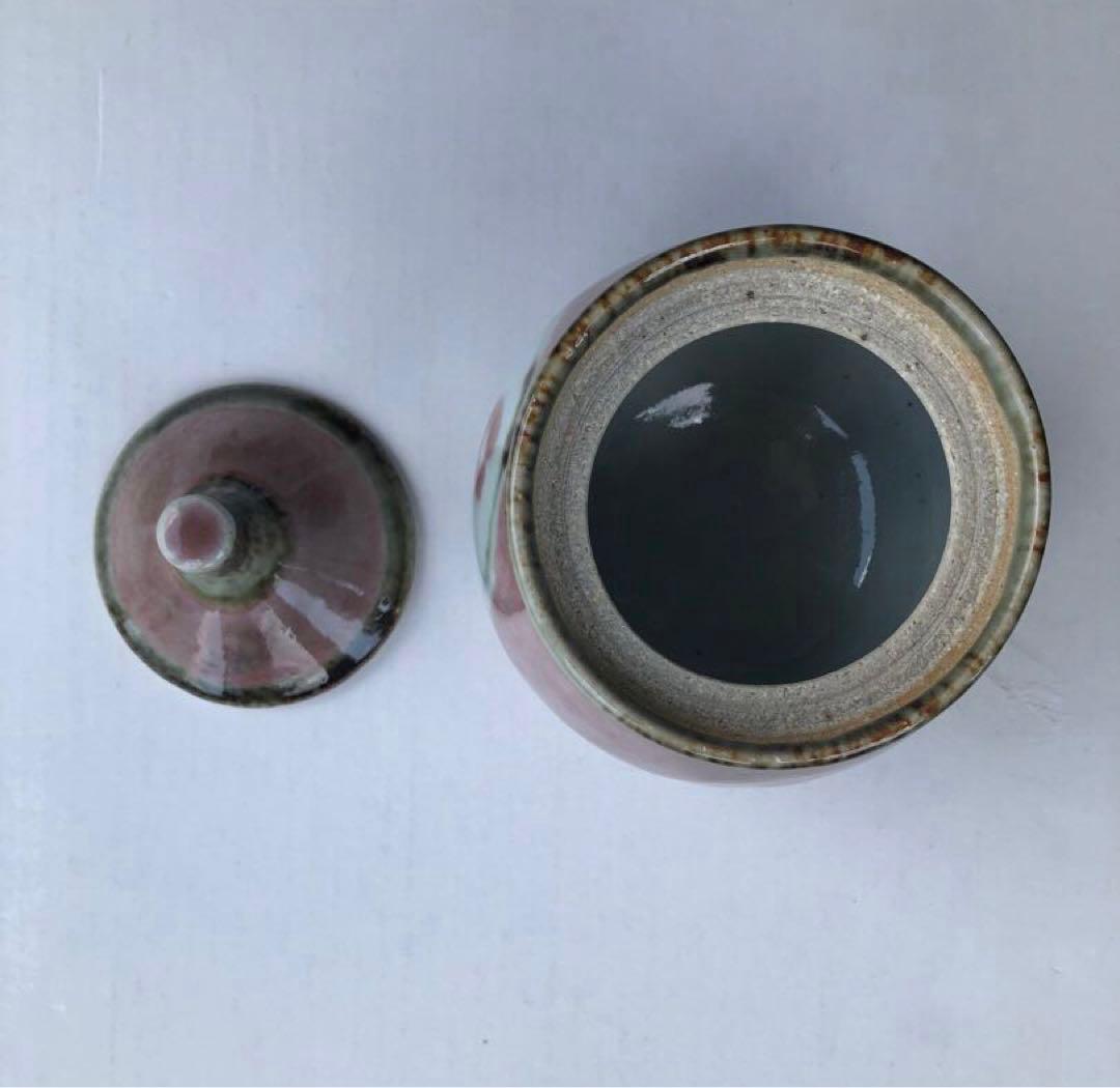 3. 廣内俊之作 呉須キャンディー入れ1客